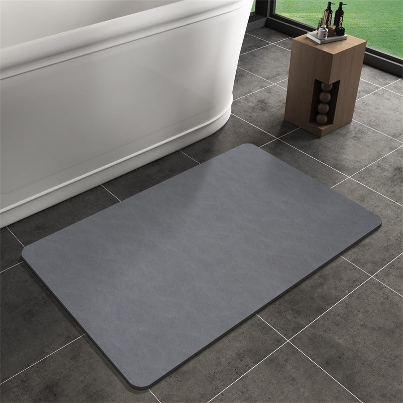 Tapis de bain antidérapant en terre de diatomée