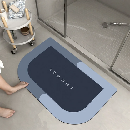 Super Absorbent Floor Bath Shower Mat Quick Drying Bathroom Rug and Mat Set Door Toilet Carpet Non-Slip Kitchen Home Oil-Proof