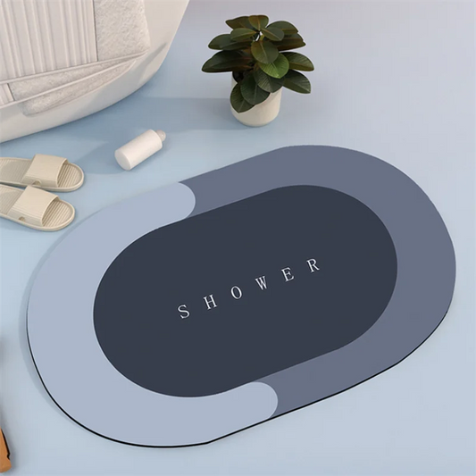 Super Absorbent Floor Bath Shower Mat Quick Drying Bathroom Rug and Mat Set Door Toilet Carpet Non-Slip Kitchen Home Oil-Proof