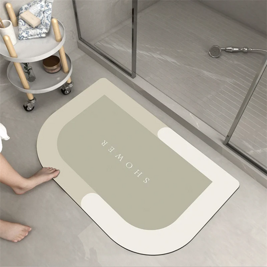 Super Absorbent Floor Bath Shower Mat Quick Drying Bathroom Rug and Mat Set Door Toilet Carpet Non-Slip Kitchen Home Oil-Proof