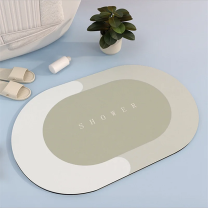 Super Absorbent Floor Bath Shower Mat Quick Drying Bathroom Rug and Mat Set Door Toilet Carpet Non-Slip Kitchen Home Oil-Proof